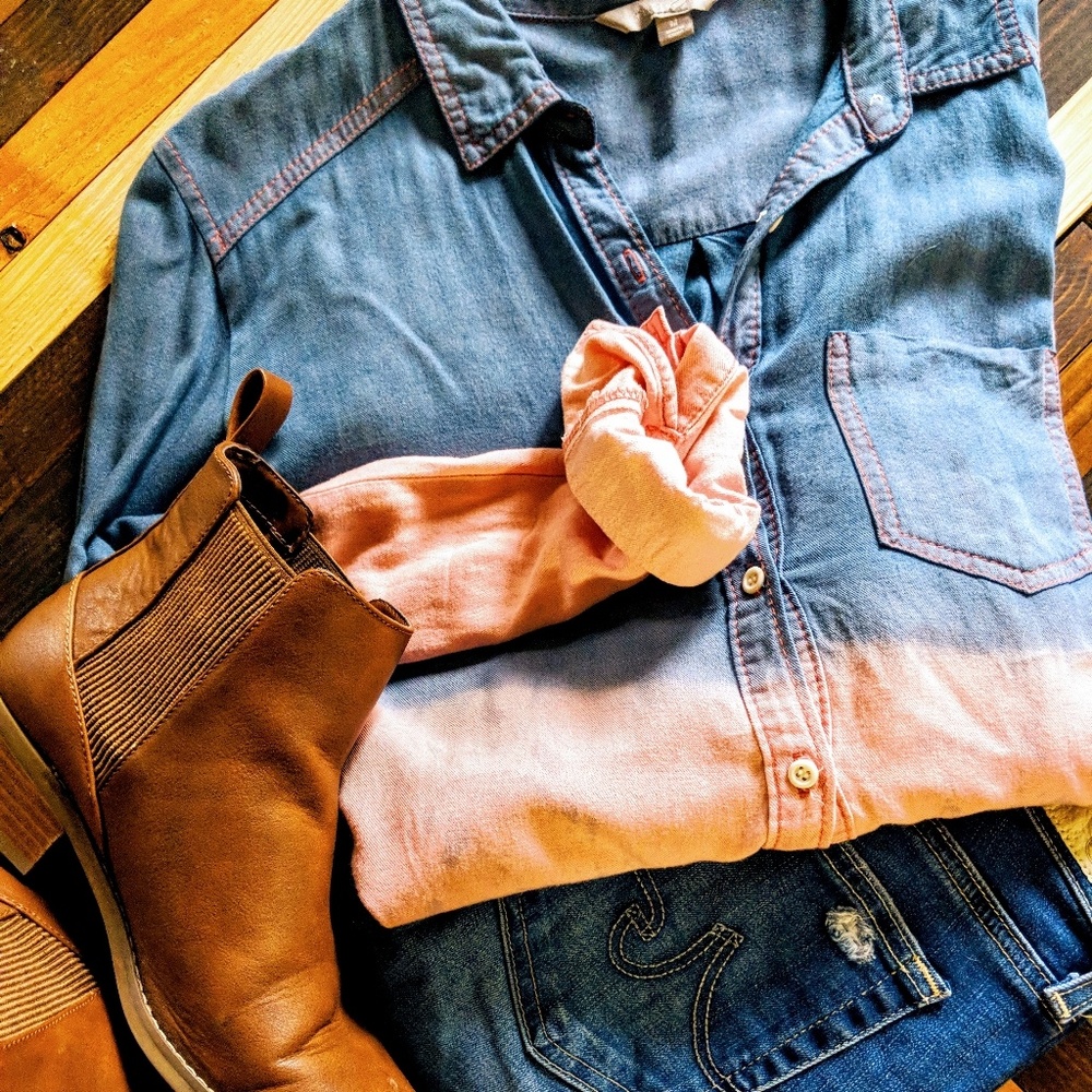 Nordstrom Dip Dye Shirt